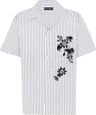Dolce & Gabbana Striped Cotton Shirt - Mens - Cotton