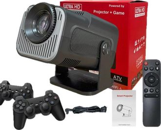 No Brand Proyector Port&aacute;til Hd 720p Con Correcci&oacute;n Trapezoidal Autom&aacute;tica: Para Calcar, Dibujar Y Para Uso En La Educaci&oacute;n En El Hogar, Miniproyector Hy520 Con