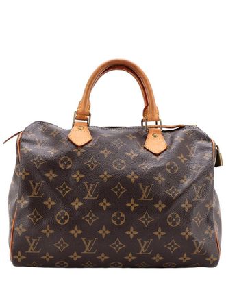 Louis Vuitton Brown Monogram Canvas Speedy 30 (Authentic Pre-Loved)