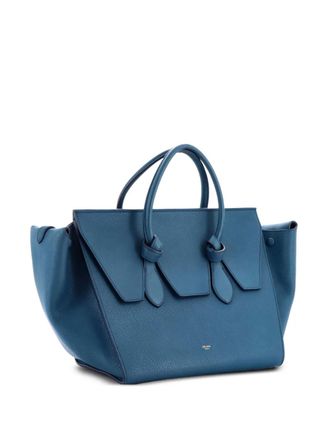 Celine Tie Knot Grainy Leather Small tote bag - Blue