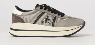 Premiata Bethcoin Suede and Mesh Trainers with Colour-Block Design and Platform Sole