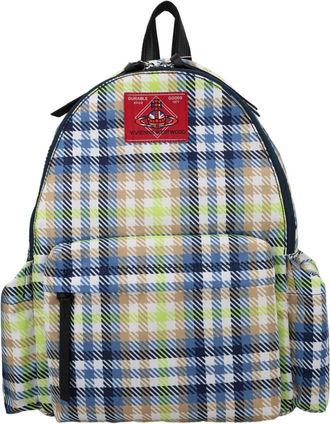 Vivienne Westwood Multicolor George Plaid Pattern Medium Backpack