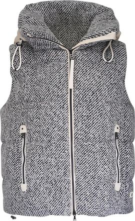 Bogner Gilet con cappuccio - Grigio
