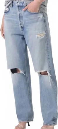 A Gold E 90s Mid Rise Loose Fit Jean In Threadbare