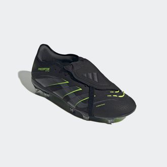 adidas Fussballschuh ADIDAS PERFORMANCE PREDATOR PRO FOLD-OVER TONGUE FG, Gr. 39, schwarz (core schwarz, carbon, lucid lemon), Synthetik, Schuhe Fussballschu