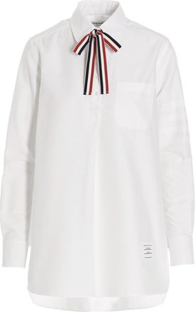 Thom Browne White Cotton Womens Blouse