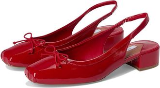 Steve Madden Loved Womens Shoes Red Crinkle Patent : 9.5 M, Synthetic
