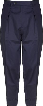 Berwich Pantaloni pliss&eacute; - Blu