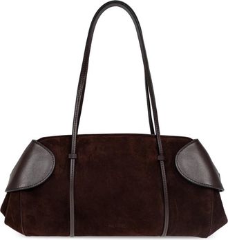 Neous Berenices Baguette Schoudertas - Dames - Handtassen - Bruin - ONE Size - Katoen - Tassen