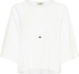 Karen by Simonsen KBVary T-shirt - Dames - T-shirts - Wit - L - Katoen - Tops