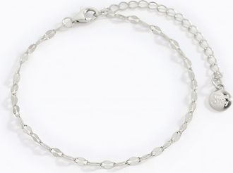 Mint & Lily Petal Chain Bracelet in 925 Sterling Silver at Nordstrom, Size 6