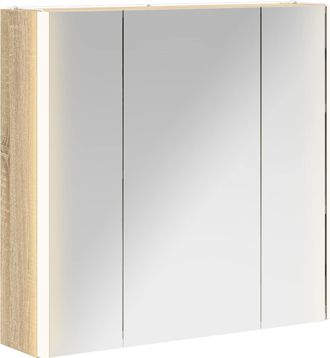 vidaXL Armario Con Espejo De Ba&ntilde;o Roble Sonoma 63,5 X 15,5 X 60,5 Cm Vidaxl