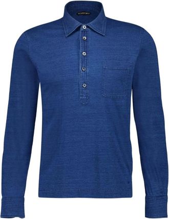Tom Ford Hombre, Camisetas, Azul, Talla: M