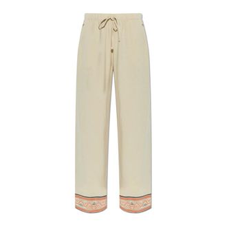 Hanro Wide Trousers, female, Beige, Size: XS Wide Trousers