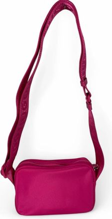 HUGO BOSS Crossbody Tas met Logoband - Dames - Schoudertassen - Roze - ONE Size - Polyester - Tassen