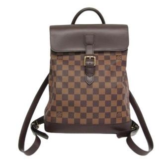 Louis Vuitton Pre-owned Soho N51132 - Dames - Vintage Rugzakken - Bruin - ONE Size - Leer - Vintage