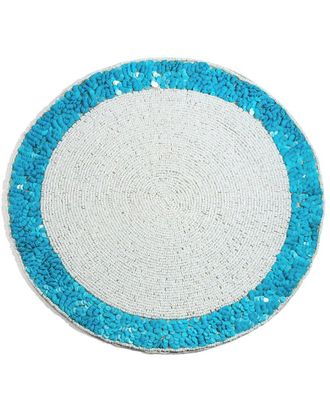 Tiramisu Azure Halo Beaded Placemat