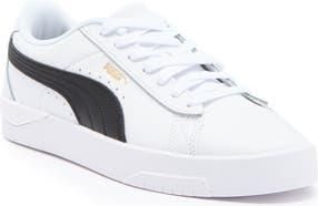 Puma Jada Classic Sneaker in Puma White-Puma Black at Nordstrom Rack, Size 9.5