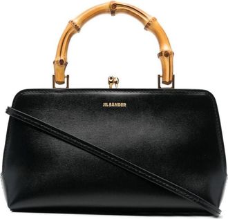 Jil Sander Black Goji Bamboo-handle Crossbody Bag