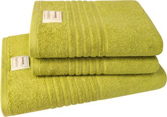 Dyckhoff Handtuch Set »Nature« Set 3 Stk. Frottier 3er Set: 2x Handtücher, je 50 x 100 cm & 1x Badetuch 70 x 140 cm