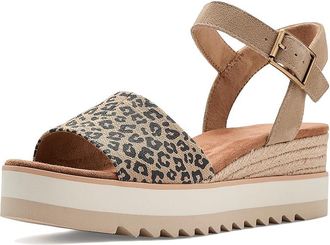 Toms Diana Sandal Womens Sandals Beige : 6.5 B - Medium, Leather/Rubber