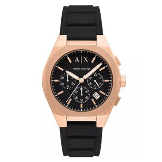 A|X Armani Exchange Mens Sync Black Dial Watch