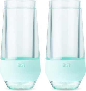 Host Host Set Of 2 Champagne Freeze Seafoam Tint