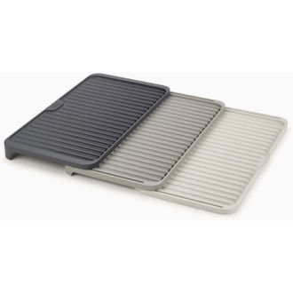 OEM Escurridor De Platos Joseph Joseph Tier, Gran Capacidad De Drenaje, Plegable Y Compacto, Antideslizante, Color Gris Moderno. - Crezuo