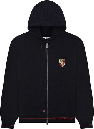 Aim&eacute; Leon Dore x Porsche Full-Zip Hoodie Jet Black FW25CH007-JET