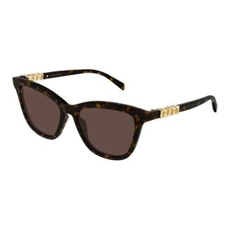 Gucci Sunglasses, female, Brown, Size: 52 MM Gg2032S 002 Sunglasses