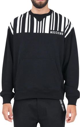 Moschino Classic Black Cotton Sweatshirt