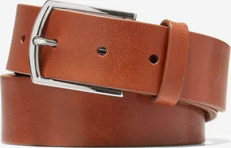 Cole Haan Mens 35MM Washington Perforated 35MM Belt - Brown Size 32