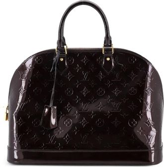 Louis Vuitton Alma Handbag Monogram Vernis GM satchel - Viola