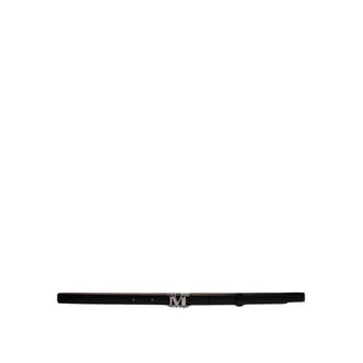 Max Mara Accessoires, unisex, Bruin, S, Leer, Newmgraziata Riem