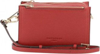 Pourchet Alesia Trotteur - Dames - Schoudertassen - Rood - ONE Size - Leer - Tassen