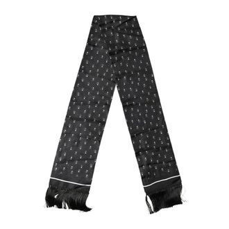 Dolce & Gabbana Silk Dotted Print Foulard - male - Dolce & Gabbana - Silk Scarves - Black - ONE SIZE - Accessories