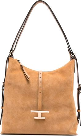 Tod's Borsa a spalla con fibbia Timeless - Marrone