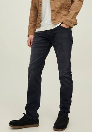 Jack & Jones Slim-fit-Jeans »JJIGLENN - Jeans mit Gürtelschlaufen und Used-Waschung« Used, modisch, slim fit, Denim/Jeans