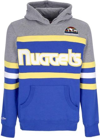 Mitchell & Ness Denver Nuggets NBA Hoodie - Heren - Hoodies - Veelkleurig - M - Katoen - Hoodies & sweatvesten