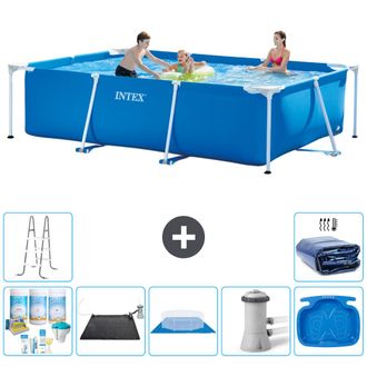Intex Piscina Con Estructura Rectangular - 300x200x75 Cm - 7-piezas S20058