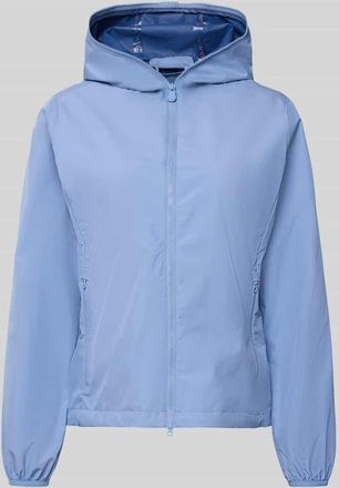 Save The Duck Regular Fit Jacke mit Zweiwegerei&szlig;verschluss Modell Stella in Bleu, Gr&ouml;&szlig;e XXL