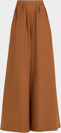Carolina Herrera Pleated Wide-Leg Palazzo Pants