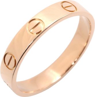 Cartier Gold Pink Gold (18K) Band Ring (Pre-Owned)