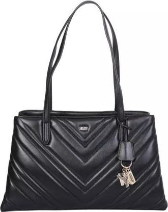 DKNY große Tasche Handtasche Shopper Schultertasche Crossbody Umhängetasche Safiano hotsell Schwarz