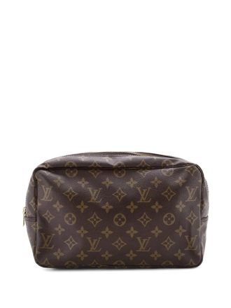 Louis Vuitton Trousse Toiletry Monogram Canvas 28 pouch - women - Fabric - One Size - Brown