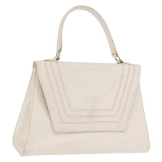 Fendi Pre-owned Handbags, female, White, Size: ONE SIZE Pre-owned Vintage Hand Bag