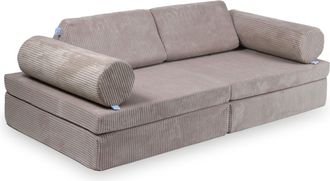 OEM Sof&aacute; De Juegos Montessori Comfort De Pana Rosa Claro
