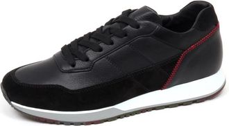 Hogan H321 H Stitching Schoen - Heren - Sneakers - Zwart - 40 1/2 EU - Leer - Schoenen