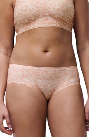 Chantelle Soft Stretch Seamless Hipster Panties in Leo Blush at Nordstrom