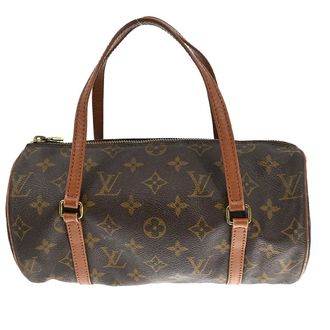 Louis Vuitton Papillon Handbag Monogram Canvas Brown Canvas Handbag (Pre-Owned)